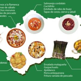 Platos Típicos de Andalucía Por Provincias