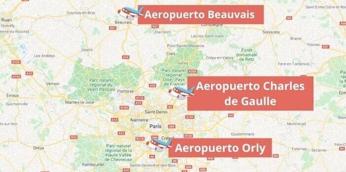 ¿A qué aeropuerto de París es mejor llegar?