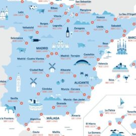 Los aeropuertos más grandes de España: datos y localizaciones