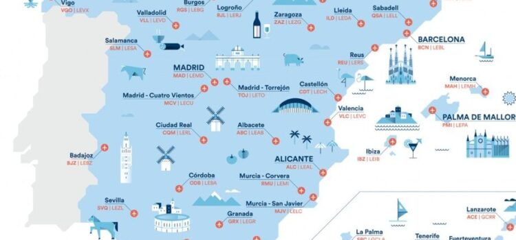 Los aeropuertos más grandes de España: datos y localizaciones