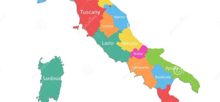 Mapa de Italia con nombres: Te muestro los destinos más fascinantes