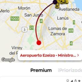 ¿Cuánto cuesta un taxi del aeropuerto de Buenos Aires al centro?