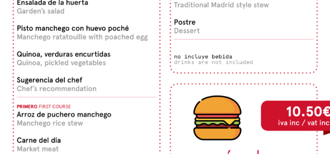 Restaurante Palacio de Cibeles: Menú del día para disfrutar