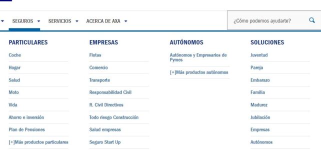 Seguros de coche por días: AXA