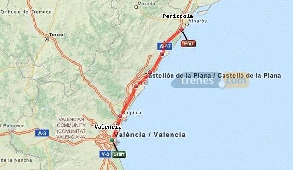 Cómo llegar de Valencia a Peñíscola: consejos para un viaje