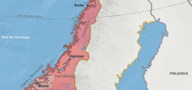 Mapa de Noruega con ciudades: Conoce sus destinos más fascinantes Mapa de Noruega con ciudades: Conoce sus destinos más fascinantes
