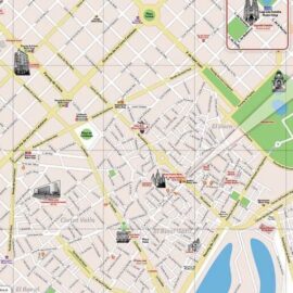 Mapa de rutas a pie por Barcelona: Conoce la ciudad a pie