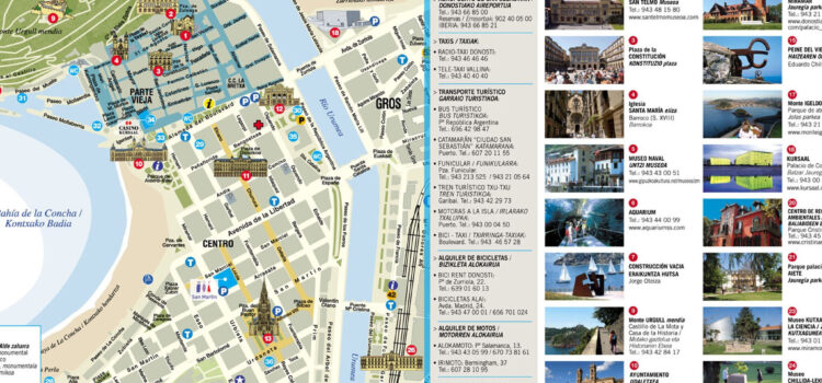 Mapa turístico de San Sebastián: una guía indispensable para viajeros