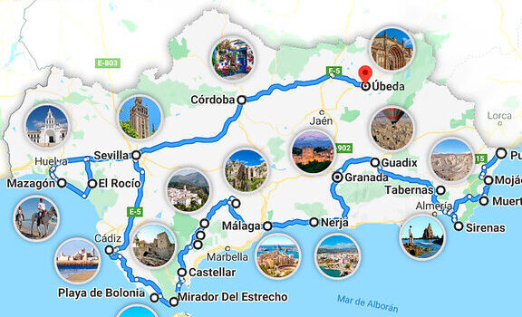 Rutas por Andalucía en coche: Conoce sus encantos naturales y culturales