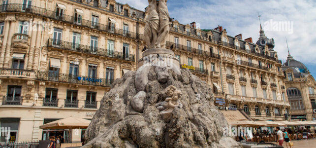 La fuente de las tres gracias: Montpellier, Francia La fuente de las tres gracias: Montpellier, Francia