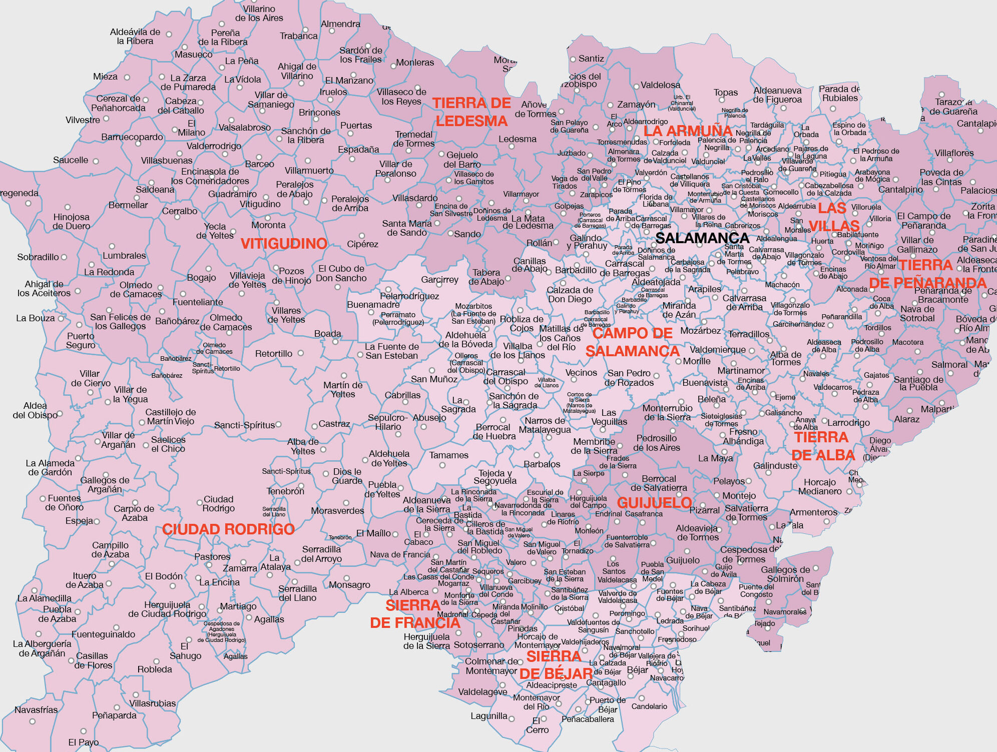 Mapa De Salamanca Y Sus Pueblos Conoce La Provincia GudMornin