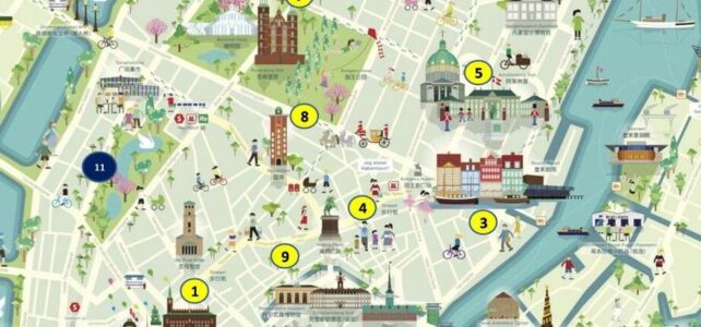 Mapa turístico de Copenhague para imprimir: tu guía de viaje