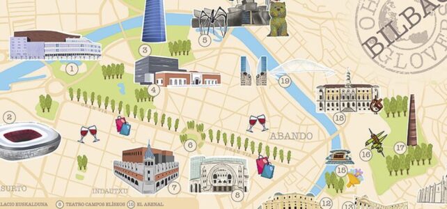 Te enseño qué ver en Bilbao con este mapa turístico Te enseño qué ver en Bilbao con este mapa turístico