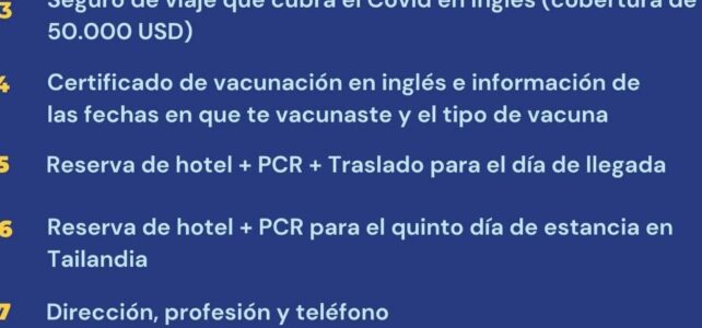Requisitos de entrada a Tailandia: Guía e información que debes saber Requisitos de entrada a Tailandia: Guía e información que debes saber